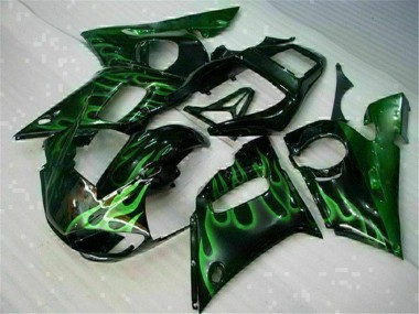 1998-2002 Green Black Yamaha YZF R6 Motorcycle Fairings Canada