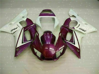 1998-2002 Purple White Yamaha YZF R6 Motorcycle Fairings Canada
