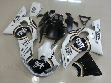 1998-2002 White Black Yamaha YZF R6 Motorcycle Fairings Canada