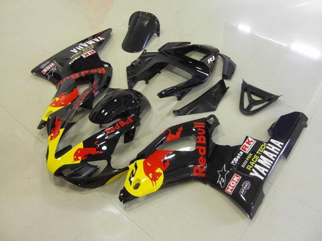 2000-2001 Black Red Bull Yamaha YZF R1 Motorcycle Fairings Canada 2000-2001 Black Red Bull Yamaha YZF R1 Motorcycle Fairings Canada