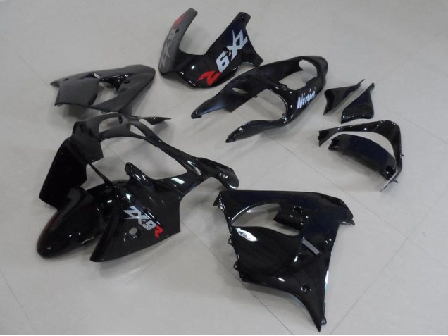 2000-2001 Black with Grey Decals Kawasaki Ninja ZX9R Motorcycle Fairings Canada 2000-2001 Black with Grey Decals Kawasaki Ninja ZX9R Motorcycle Fairings Canada