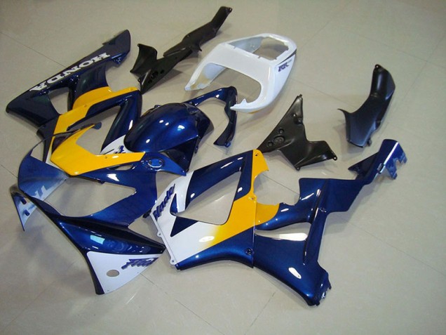 2000-2001 Dark Blue Yellow White Honda CBR900RR 929 Motorcycle Fairings Canada 2000-2001 Dark Blue Yellow White Honda CBR900RR 929 Motorcycle Fairings Canada