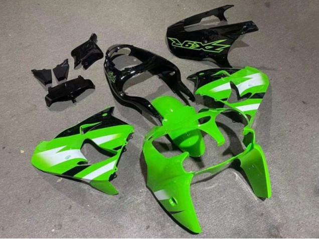 2000-2001 Green Glossy Black Kawasaki Ninja ZX9R Motorcycle Fairings Canada 2000-2001 Green Glossy Black Kawasaki Ninja ZX9R Motorcycle Fairings Canada