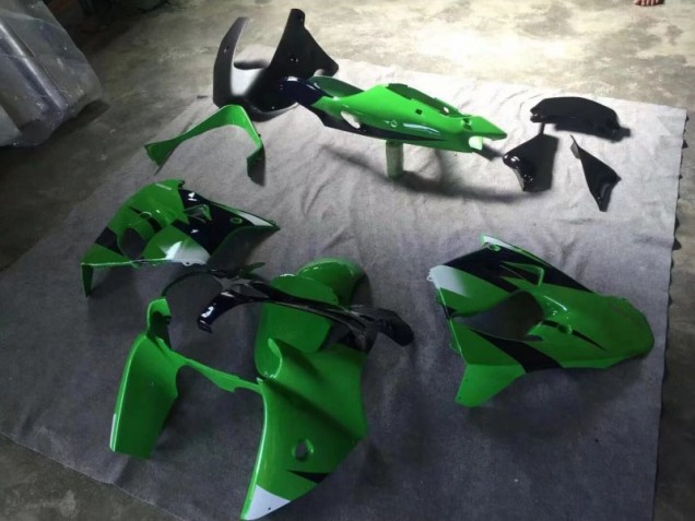 2000-2001 Green Matte Black Ink Blue Kawasaki Ninja ZX9R Motorcycle Fairings Canada 2000-2001 Green Matte Black Ink Blue Kawasaki Ninja ZX9R Motorcycle Fairings Canada