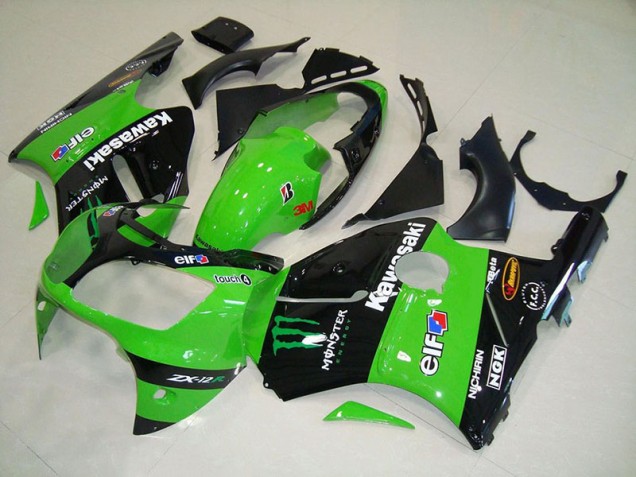 2000-2001 Green Monster Kawasaki Ninja ZX12R Motorcycle Fairings Canada 2000-2001 Green Monster Kawasaki Ninja ZX12R Motorcycle Fairings Canada