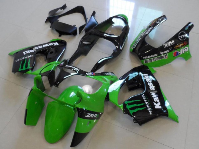 2000-2001 Green Monster Kawasaki Ninja ZX9R Motorcycle Fairings Canada 2000-2001 Green Monster Kawasaki Ninja ZX9R Motorcycle Fairings Canada