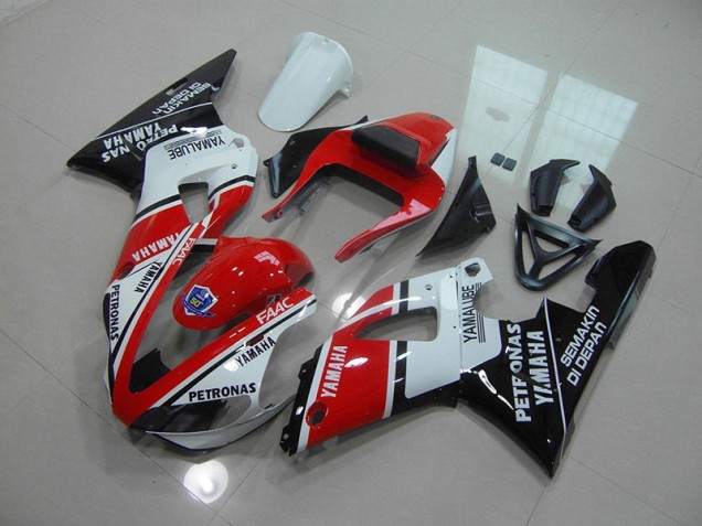 2000-2001 Red Glossy Black Yamaha YZF R1 Motorcycle Fairings Canada 2000-2001 Red Glossy Black Yamaha YZF R1 Motorcycle Fairings Canada