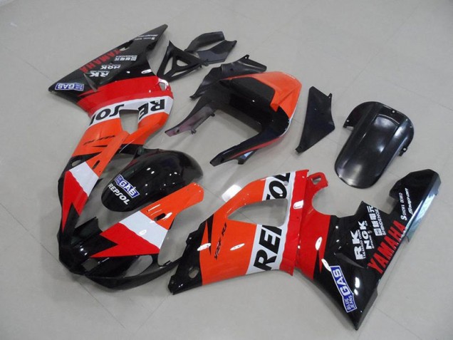 2000-2001 Repsol Yamaha YZF R1 Motorcycle Fairings Canada 2000-2001 Repsol Yamaha YZF R1 Motorcycle Fairings Canada