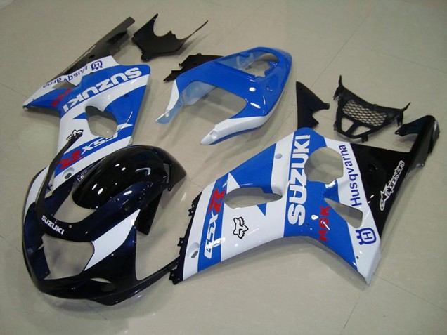 2000-2002 Blakc Blue White Suzuki GSXR 1000 Motorcycle Fairings Canada 2000-2002 Blakc Blue White Suzuki GSXR 1000 Motorcycle Fairings Canada