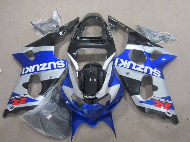 2000-2002 Blue Silver Suzuki GSXR1000 Motorcycle Fairings Canada 2000-2002 Blue Silver Suzuki GSXR1000 Motorcycle Fairings Canada
