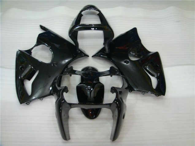 2000-2002 Glossy Black Kawasaki Ninja ZX6R Motorcycle Fairings Canada 2000-2002 Glossy Black Kawasaki Ninja ZX6R Motorcycle Fairings Canada