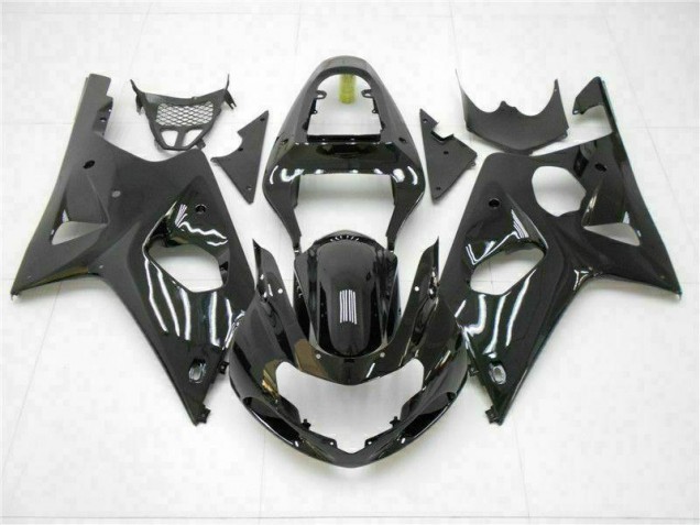 2000-2002 Glossy Black Suzuki GSXR 1000 Motorcycle Fairings Canada 2000-2002 Glossy Black Suzuki GSXR 1000 Motorcycle Fairings Canada