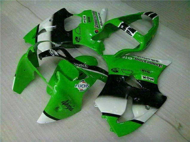 2000-2002 Green Black Kawasaki Ninja ZX6R Injection Fairing Kit Canada 2000-2002 Green Black Kawasaki Ninja ZX6R Injection Fairing Kit Canada