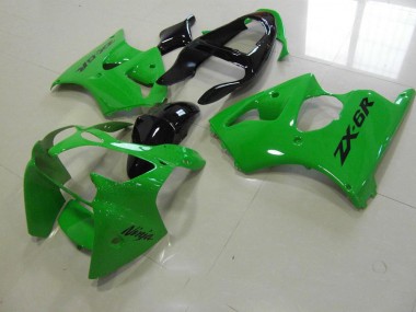 2000-2002 Green Black Tail Kawasaki Ninja ZX6R Motorcycle Fairings Canada