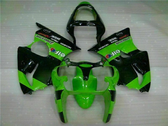 2000-2002 Green Kawasaki Ninja ZX6R Injection Fairing Kit Canada 2000-2002 Green Kawasaki Ninja ZX6R Injection Fairing Kit Canada