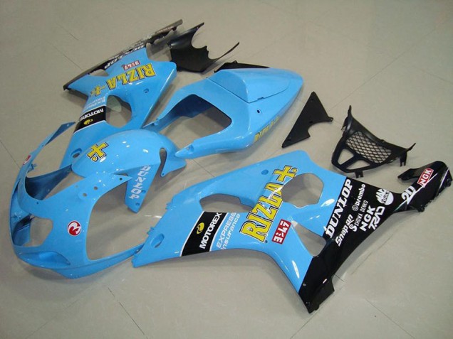 2000-2002 Light Blue Black Suzuki GSXR 1000 Motorcycle Fairings Canada 2000-2002 Light Blue Black Suzuki GSXR 1000 Motorcycle Fairings Canada