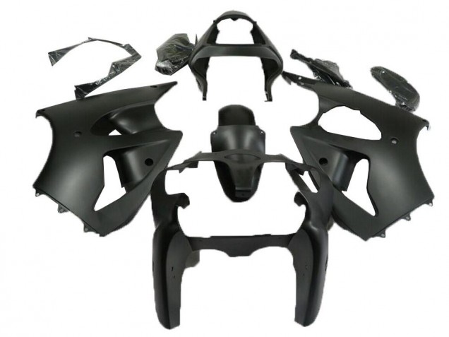 2000-2002 Matte Black Kawasaki Ninja ZX6R Motorcycle Fairings Canada 2000-2002 Matte Black Kawasaki Ninja ZX6R Motorcycle Fairings Canada