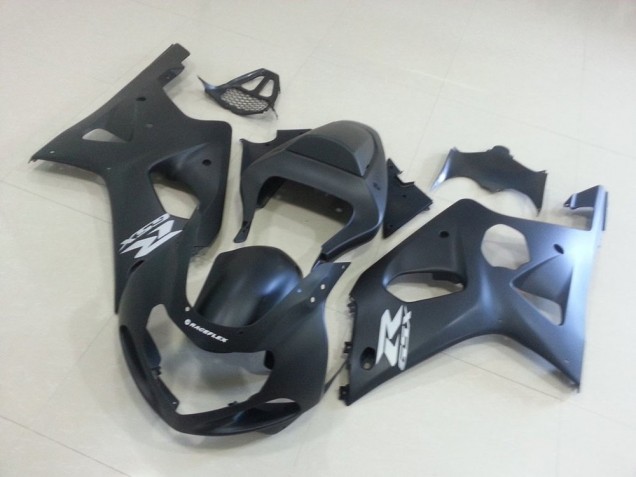 2000-2002 Matte Black with Silver Gsxr Suzuki GSXR 1000 Motorcycle Fairings Canada 2000-2002 Matte Black with Silver Gsxr Suzuki GSXR 1000 Motorcycle Fairings Canada