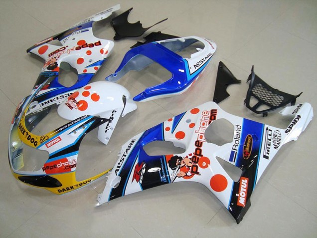 2000-2002 Pepe Phone Suzuki GSXR 1000 Motorcycle Fairings Canada 2000-2002 Pepe Phone Suzuki GSXR 1000 Motorcycle Fairings Canada
