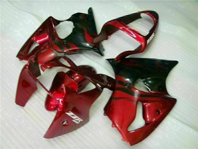 2000-2002 Red Black Kawasaki Ninja ZX6R Motorcycle Fairings Canada 2000-2002 Red Black Kawasaki Ninja ZX6R Motorcycle Fairings Canada