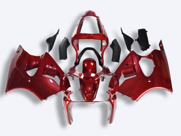 2000-2002 Red Kawasaki Ninja ZX6R Injection Fairing Kit Canada 2000-2002 Red Kawasaki Ninja ZX6R Injection Fairing Kit Canada