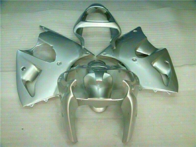 2000-2002 Silver Kawasaki Ninja ZX6R Motorcycle Fairings Canada 2000-2002 Silver Kawasaki Ninja ZX6R Motorcycle Fairings Canada