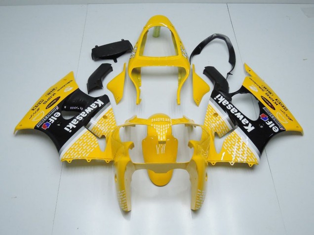 2000-2002 Yellow Arrow Kawasaki Ninja ZX6R Motorcycle Fairings Canada 2000-2002 Yellow Arrow Kawasaki Ninja ZX6R Motorcycle Fairings Canada