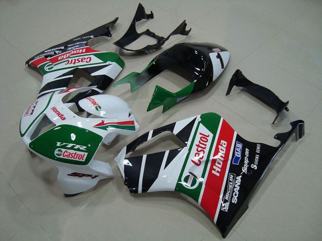 2000-2006 Castrol Honda VTR1000 Full Fairing Kit Fairings Canada 2000-2006 Castrol Honda VTR1000 Full Fairing Kit Fairings Canada