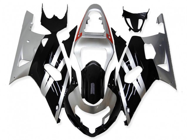 2001-2003 Black Silver Suzuki GSXR 600/750 Motorcycle Fairings Canada 2001-2003 Black Silver Suzuki GSXR 600/750 Motorcycle Fairings Canada
