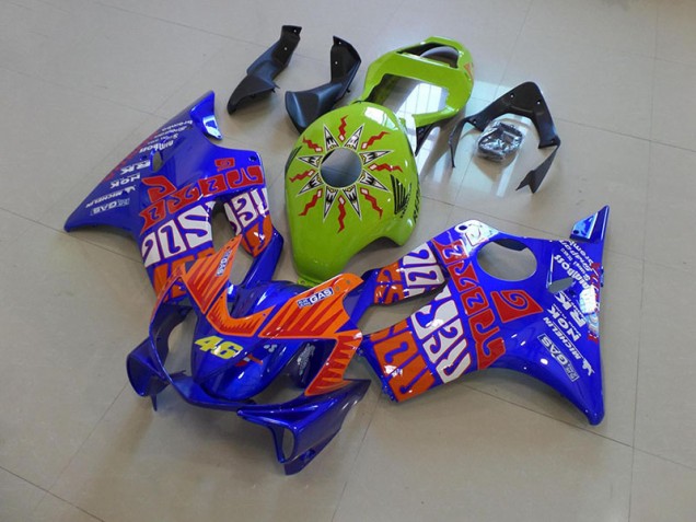 2001-2003 Blue Rossi Honda CBR600 F4I Motorcycle Fairings Canada 2001-2003 Blue Rossi Honda CBR600 F4I Motorcycle Fairings Canada