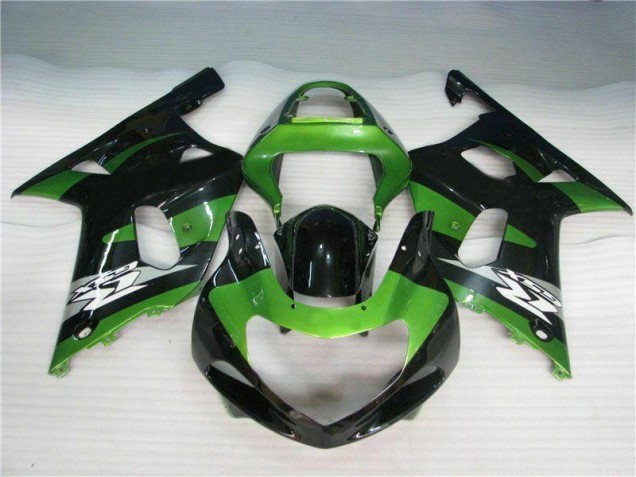 2001-2003 Green Black Suzuki GSXR 600/750 Motorcycle Fairings Canada 2001-2003 Green Black Suzuki GSXR 600/750 Motorcycle Fairings Canada