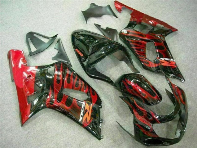 2001-2003 Red Black Suzuki GSXR 600/750 Motorcycle Fairings Canada 2001-2003 Red Black Suzuki GSXR 600/750 Motorcycle Fairings Canada