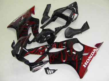 2001-2003 Red Flame Honda CBR600 F4I Motorcycle Fairings Canada