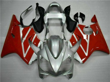 2001-2003 Red Silver Honda CBR600 F4i Motorcycle Fairings Canada