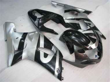 2001-2003 Silver Black Suzuki GSXR 600/750 Motorcycle Fairings Canada