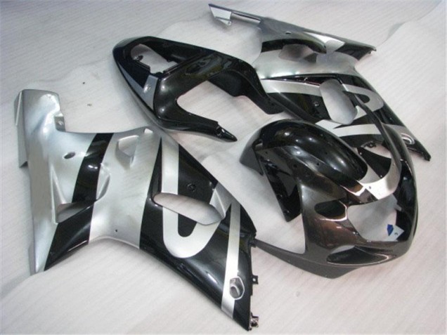 2001-2003 Silver Black Suzuki GSXR 600/750 Motorcycle Fairings Canada 2001-2003 Silver Black Suzuki GSXR 600/750 Motorcycle Fairings Canada