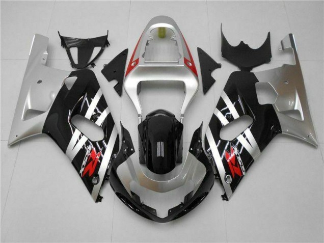 2001-2003 Silver Suzuki GSXR 600/750 Motorcycle Fairings Canada 2001-2003 Silver Suzuki GSXR 600/750 Motorcycle Fairings Canada