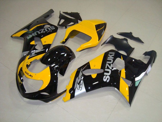 2001-2003 Yellow Black Silver Suzuki GSXR750 Motorcycle Fairings Canada 2001-2003 Yellow Black Silver Suzuki GSXR750 Motorcycle Fairings Canada