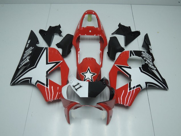 2002-2003 Black Red Star Honda CBR900RR 954 Motorcycle Fairings Canada 2002-2003 Black Red Star Honda CBR900RR 954 Motorcycle Fairings Canada