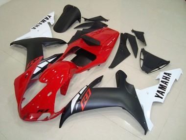2002-2003 Matte Black Red Yamaha YZF R1 Motorcycle Fairings Canada