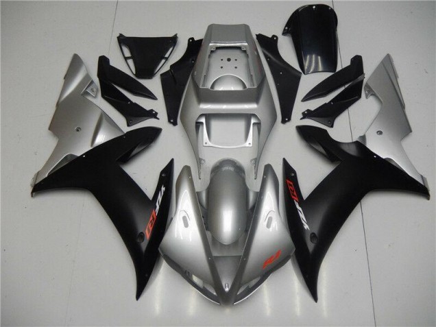 2002-2003 Silver Black Yamaha YZF R1 Motorcycle Fairings & Bodywork Canada 2002-2003 Silver Black Yamaha YZF R1 Motorcycle Fairings & Bodywork Canada