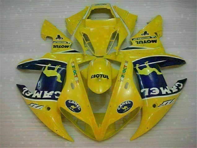 2002-2003 Yellow Yamaha YZF R1 Motorcycle Fairings Canada 2002-2003 Yellow Yamaha YZF R1 Motorcycle Fairings Canada