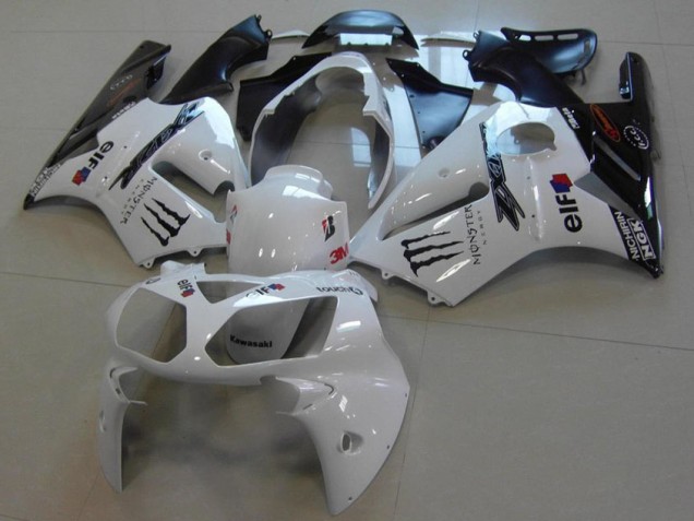 2002-2005 White Monster Kawasaki Ninja ZX12R Motorcycle Fairings Canada 2002-2005 White Monster Kawasaki Ninja ZX12R Motorcycle Fairings Canada