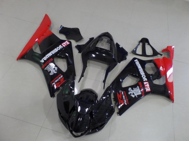 2003-2004 Black and Red Suzuki GSXR 1000 Motorcycle Fairings Canada 2003-2004 Black and Red Suzuki GSXR 1000 Motorcycle Fairings Canada