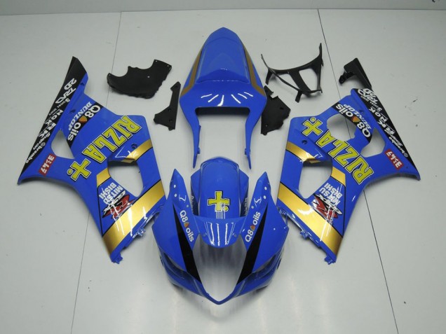 2003-2004 Blue Rizla Suzuki GSXR 1000 Motorcycle Fairings Canada 2003-2004 Blue Rizla Suzuki GSXR 1000 Motorcycle Fairings Canada