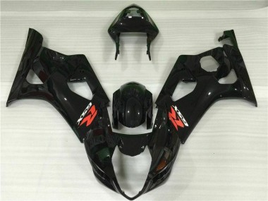 2003-2004 Glossy Black Suzuki GSXR 1000 ABS Fairing Kit Canada