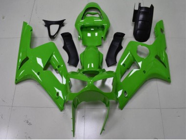 2003-2004 Green Kawasaki Ninja ZX6R Motorcycle Fairings Canada