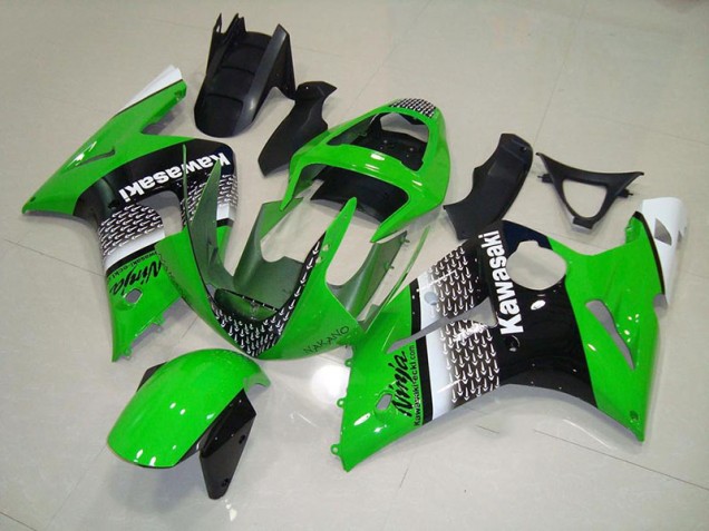 2003-2004 Green Nakano Kawasaki Ninja ZX6R Motorcycle Fairings Canada 2003-2004 Green Nakano Kawasaki Ninja ZX6R Motorcycle Fairings Canada