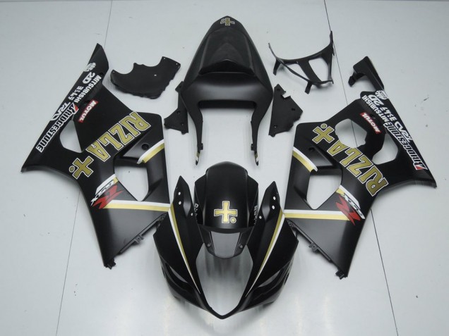 2003-2004 Matte Black Rizla Suzuki GSXR 1000 Motorcycle Fairings Canada 2003-2004 Matte Black Rizla Suzuki GSXR 1000 Motorcycle Fairings Canada