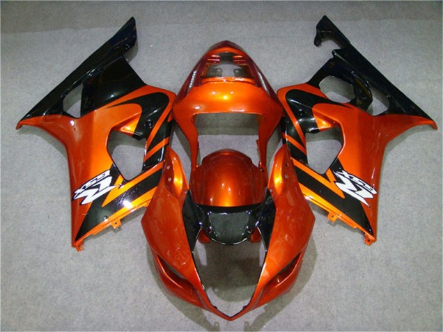 2003-2004 Orange Black Suzuki GSXR 1000 Motorcycle Fairings Canada 2003-2004 Orange Black Suzuki GSXR 1000 Motorcycle Fairings Canada